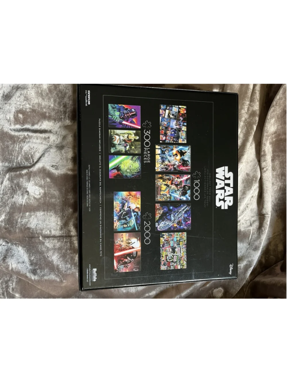 Star Wars Original Trilogy Jigsaw Puzzle 4 Pack 300 500 pcs Disney Buffalo30620